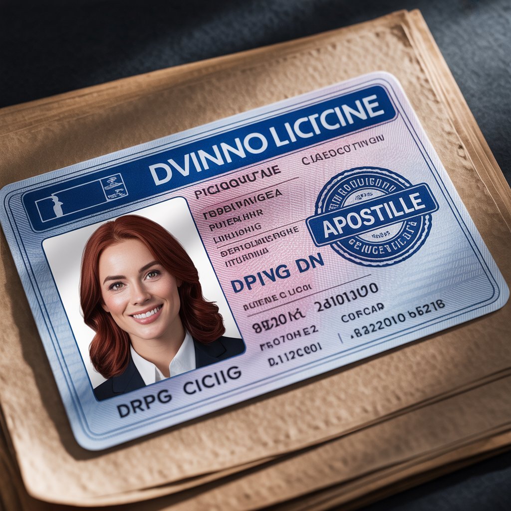 driving license apostille